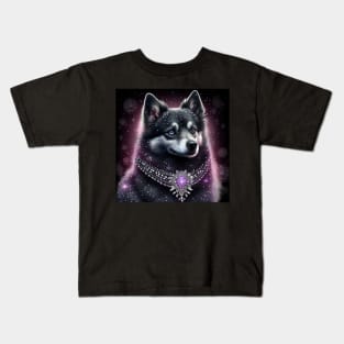 Dazzling Pomsky Kids T-Shirt